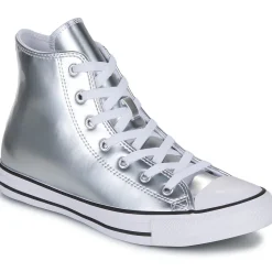 Baskets Mode^Converse - CHUCK TAYLOR ALL STAR METALLIC Argenté