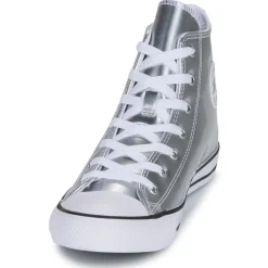 Baskets Mode^Converse - CHUCK TAYLOR ALL STAR METALLIC Argenté