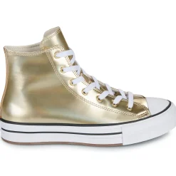Baskets Mode^Converse - CHUCK TAYLOR ALL STAR EVA LIFT PLATFORM METALLIC Doré