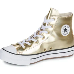 Baskets Mode^Converse - CHUCK TAYLOR ALL STAR EVA LIFT PLATFORM METALLIC Doré