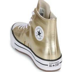 Baskets Mode^Converse - CHUCK TAYLOR ALL STAR EVA LIFT PLATFORM METALLIC Doré