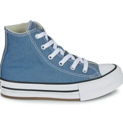 Baskets Mode^Converse - CHUCK TAYLOR ALL STAR EVA LIFT PLATFORM Bleu