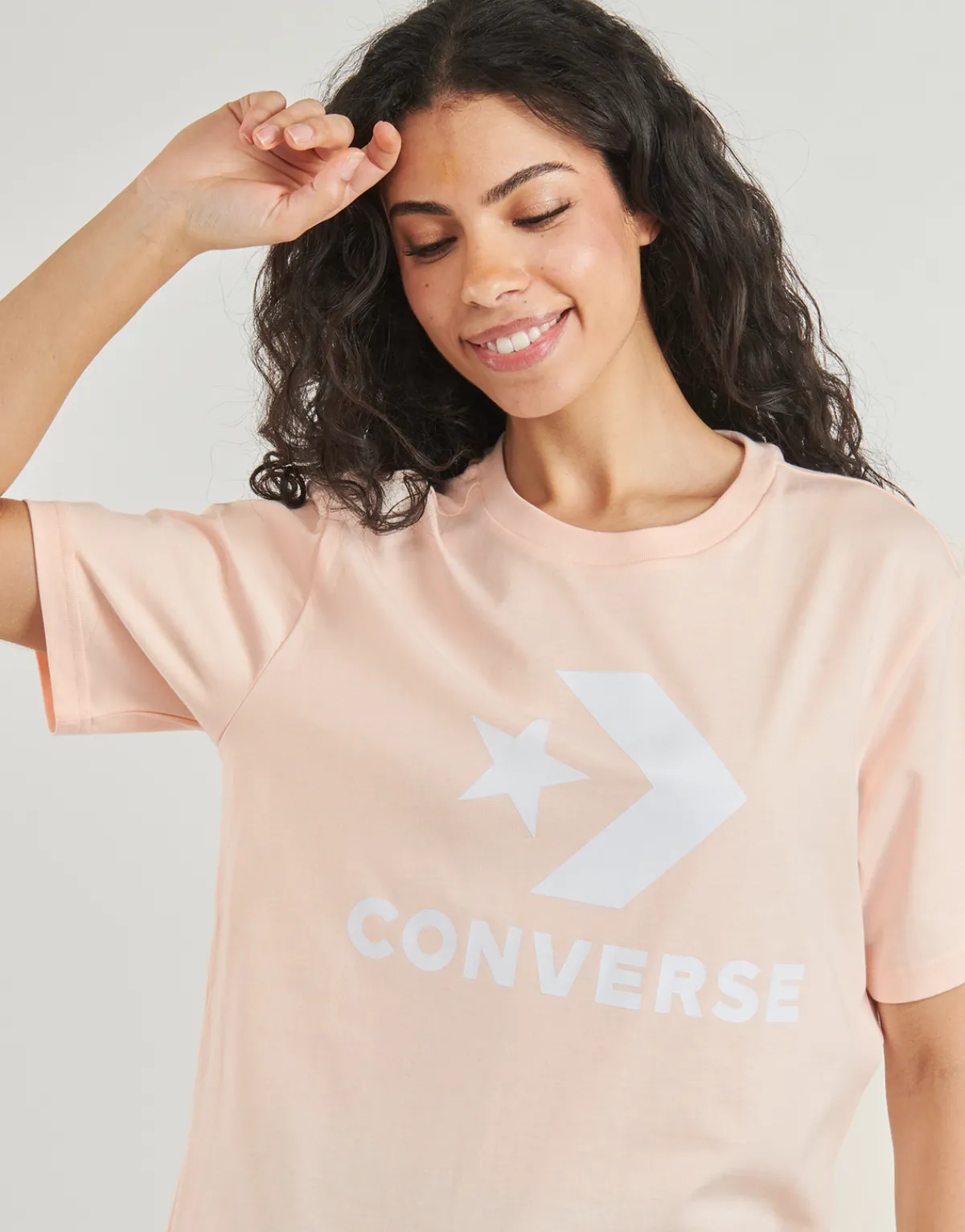 T-shirts & Polos^Converse - GO-TO STAR CHEVRON LOGO Rose