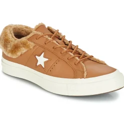 Baskets Mode^Converse - ONE STAR LEATHER OX Camel