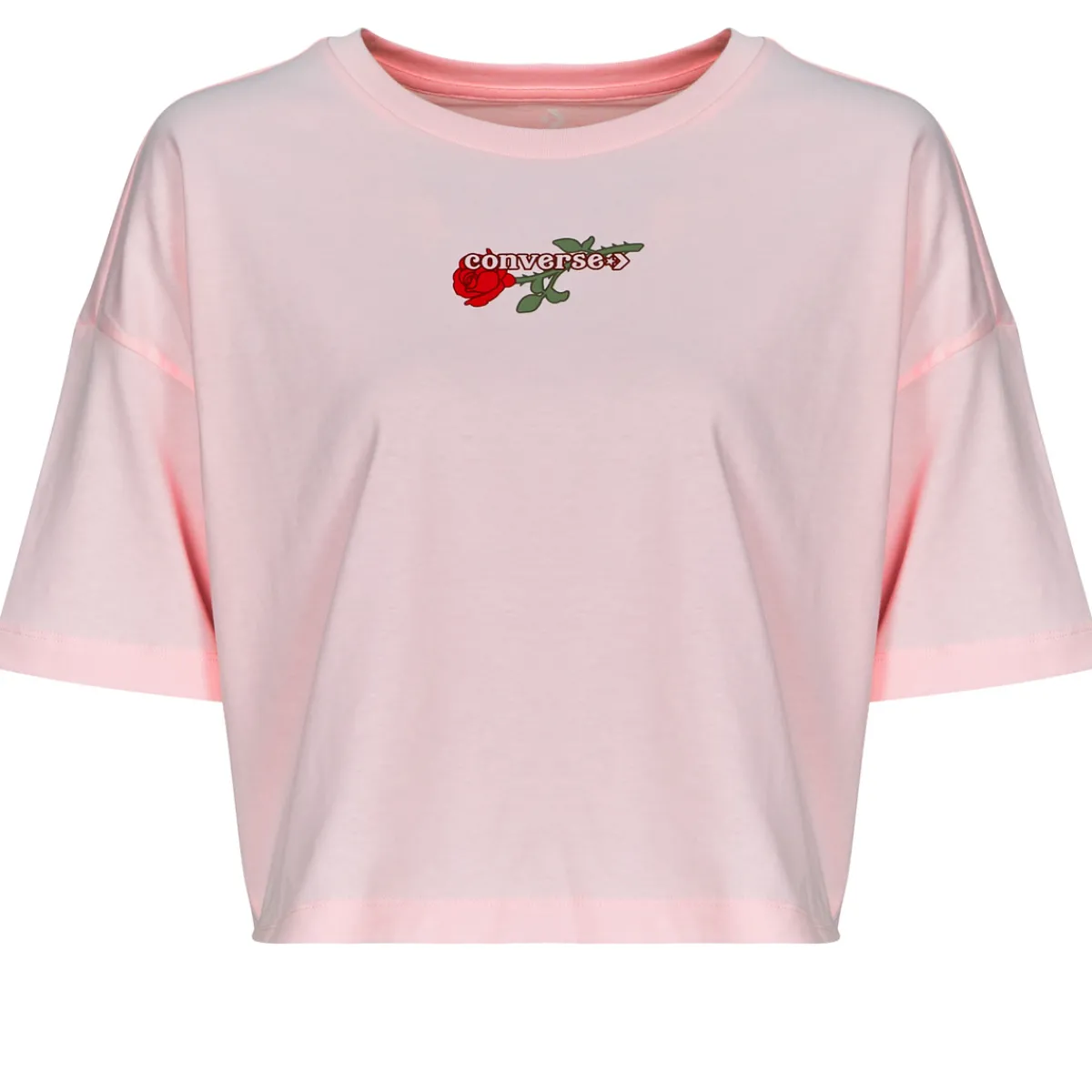 T-shirts & Polos^Converse - TLMN VDAY CROP OS TEE Rose