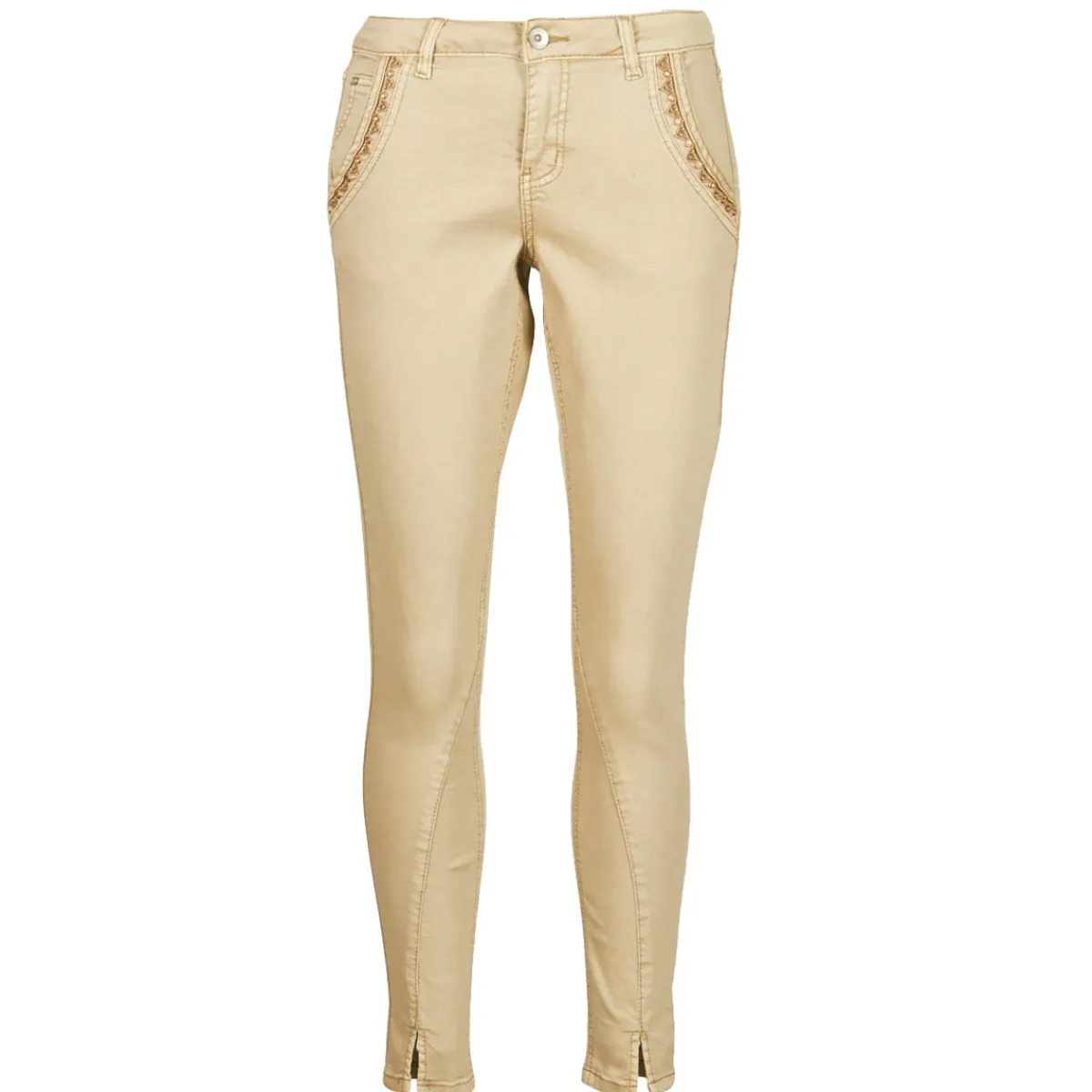 Pantalons^Cream - HOLLY TWILL PANT Beige