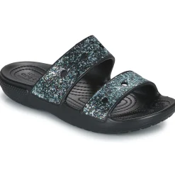 Mules / Sabots^Crocs - CLASSIC GLITTER SANDAL K Noir