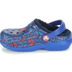 Mules / Sabots^Crocs - CLASSIC LINED GRAPHIC CLOG K Bleu