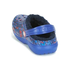 Mules / Sabots^Crocs - CLASSIC LINED GRAPHIC CLOG K Bleu