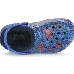 Mules / Sabots^Crocs - CLASSIC LINED GRAPHIC CLOG K Bleu