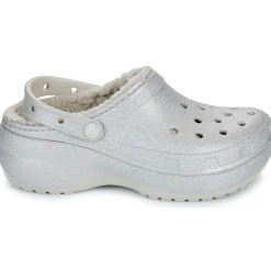 Mules / Sabots^Crocs - ClsPlatformGlitterLinedClogW Argenté