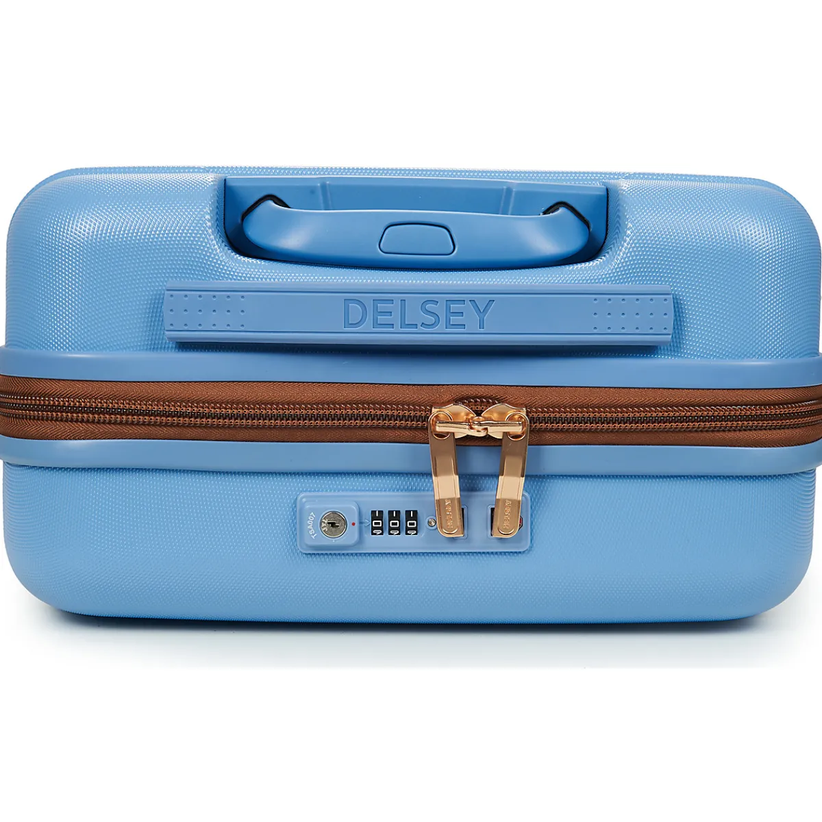 Valises^DELSEY PARIS - FREESTYLE 4DR CABINE 55CM SLIM SkyBlue