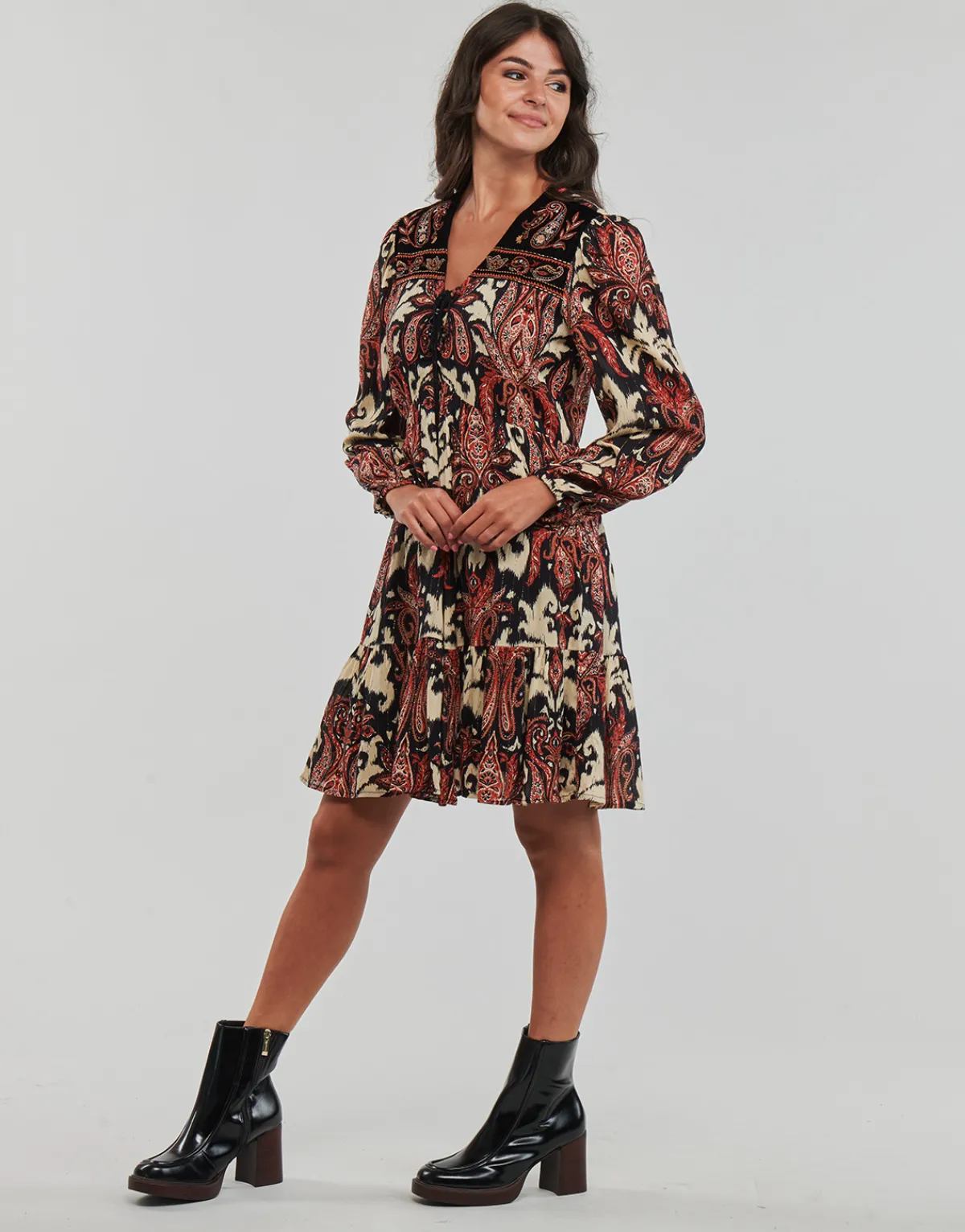 Robes^Derhy - AGRIPPINE ROBE Multicolore