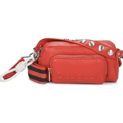 Sacs À Main^Desigual - BAG HALF LOGO Rouge