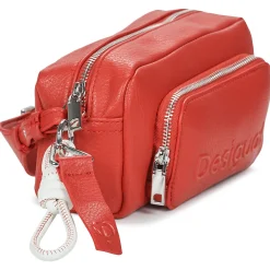 Sacs À Main^Desigual - BAG HALF LOGO Rouge