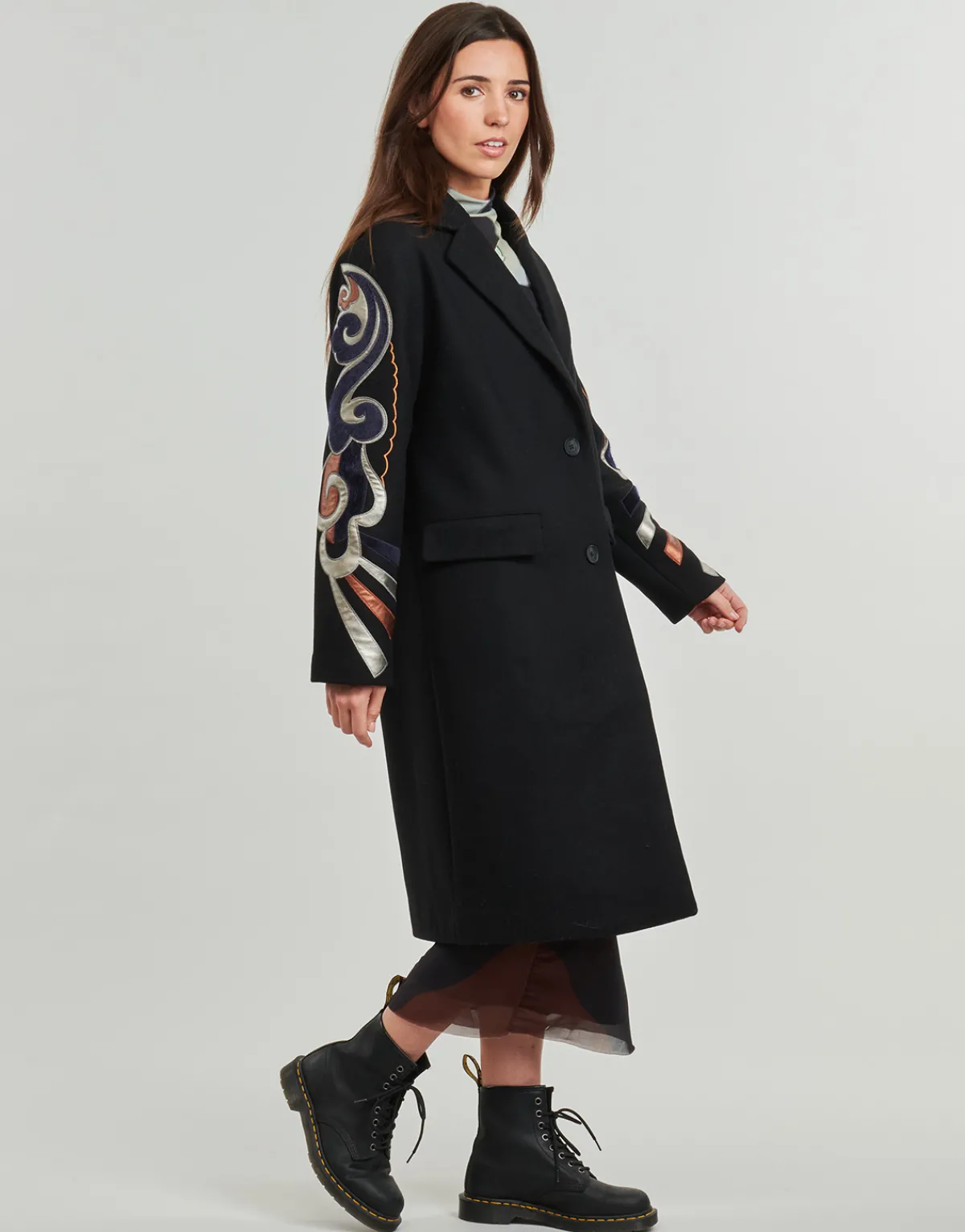 Manteaux^Desigual - COAT CRACOVIA Noir