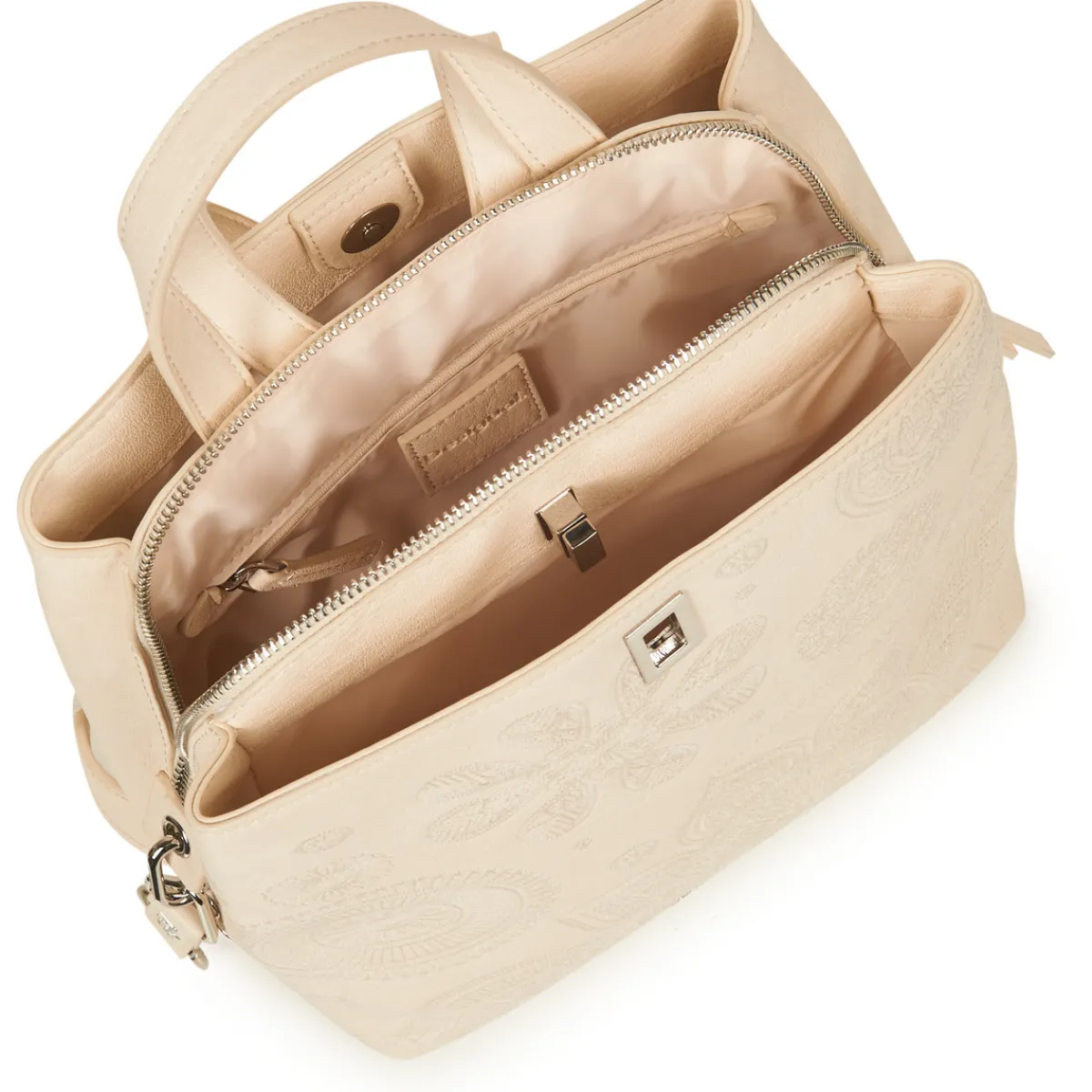 Sacs À Dos^Desigual - DEJAVU BACKPACK SUMY MINI Blanc