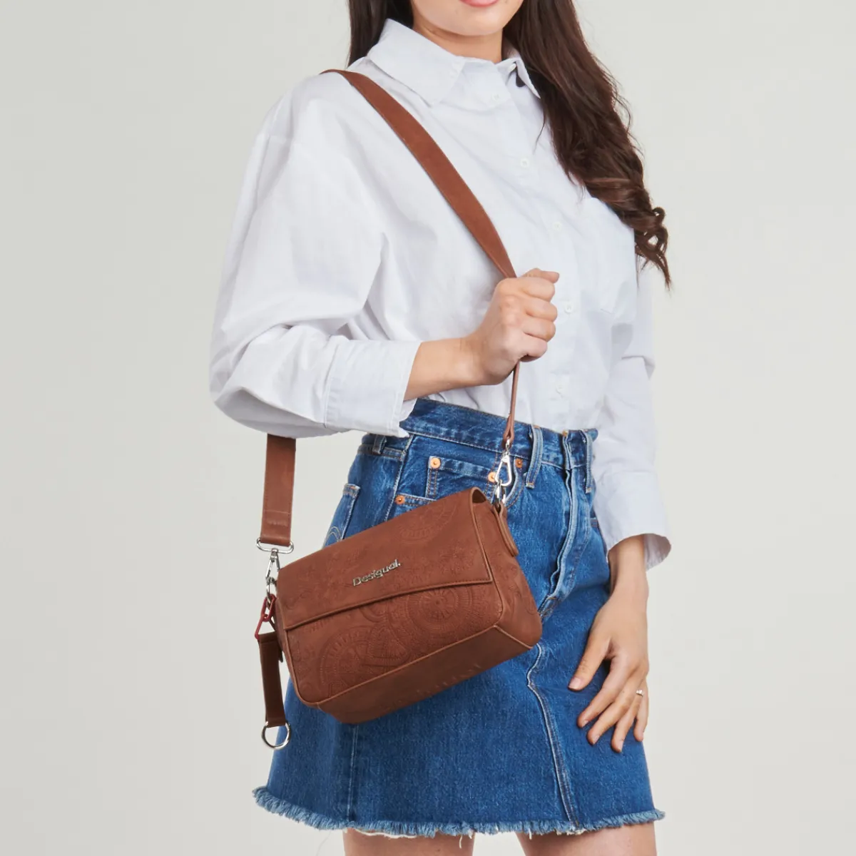 Sacs À Main^Desigual - DEJAVU PHUKET MINI Marron