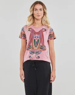 T-shirts & Polos^Desigual - FLOWER Rose
