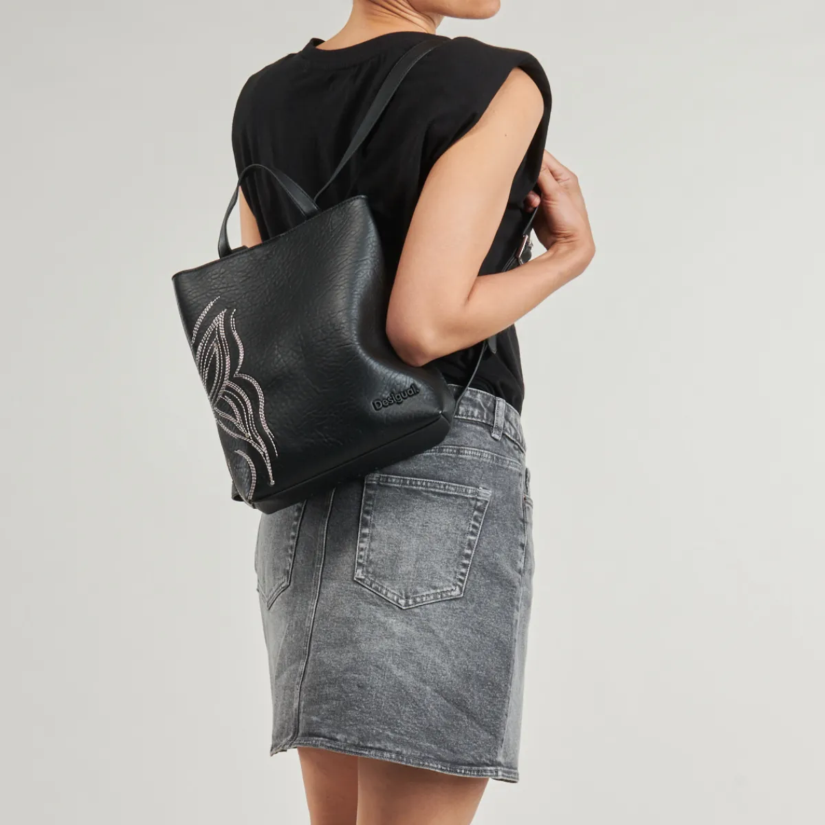 Sacs À Dos^Desigual - GOODALL BACKPACK SUMY MINI Noir