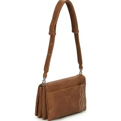 Besaces / Sacs Bandoulière^Desigual - GOODALL DORTMUND FLAP Marron