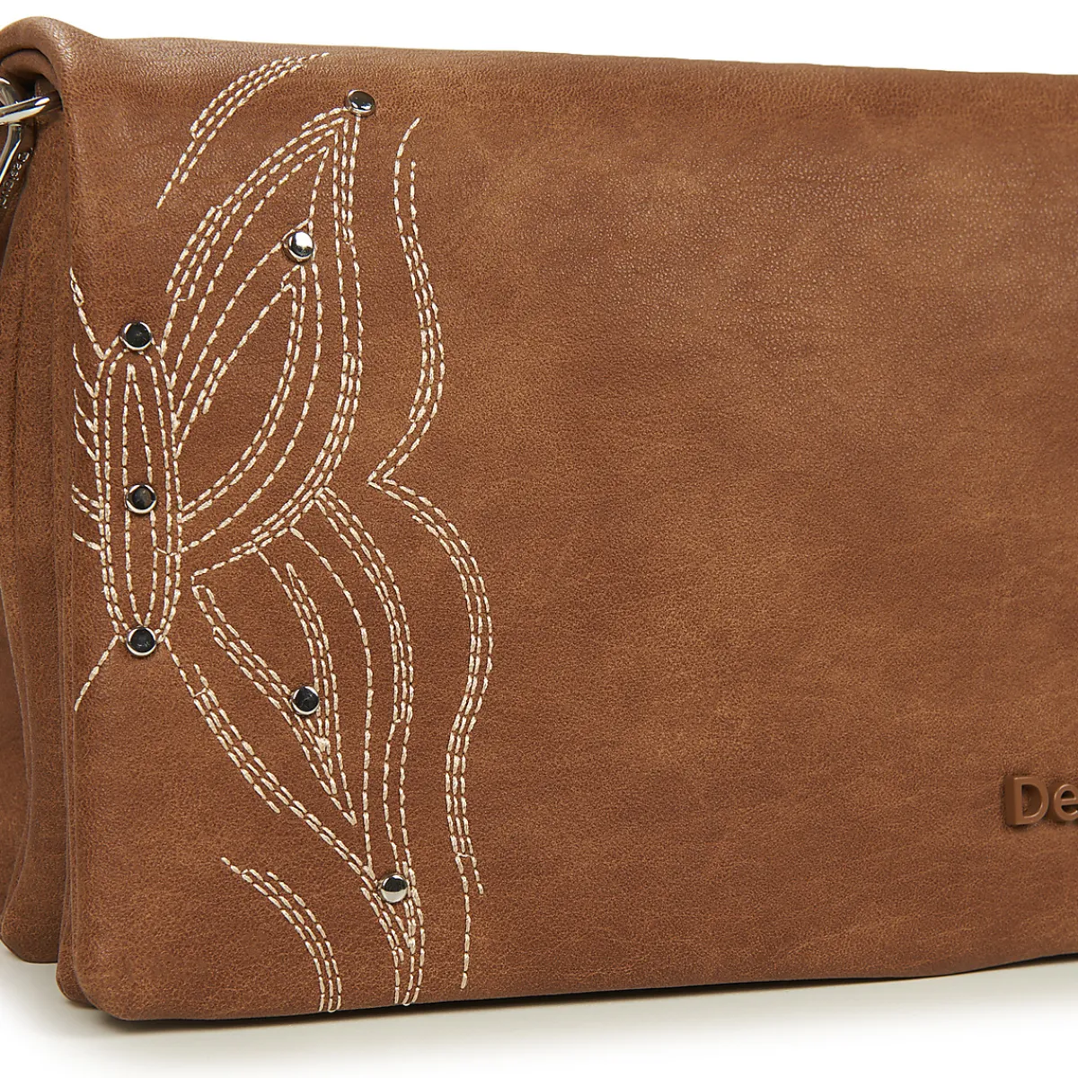 Besaces / Sacs Bandoulière^Desigual - GOODALL DORTMUND FLAP Marron