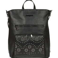 Sacs À Dos^Desigual - METAL DANDELION BACKPACK PRETORIA Noir