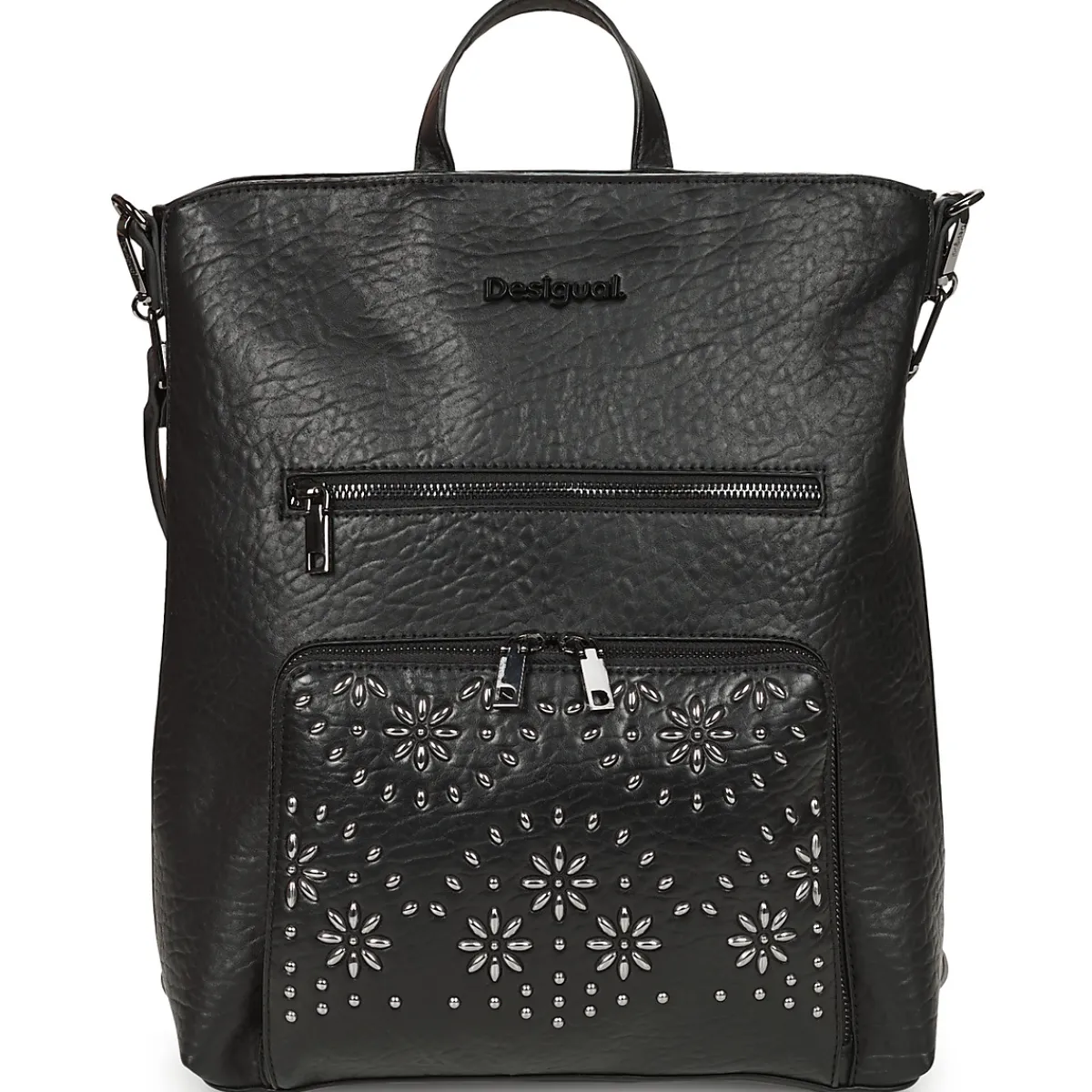 Sacs À Dos^Desigual - METAL DANDELION BACKPACK PRETORIA Noir