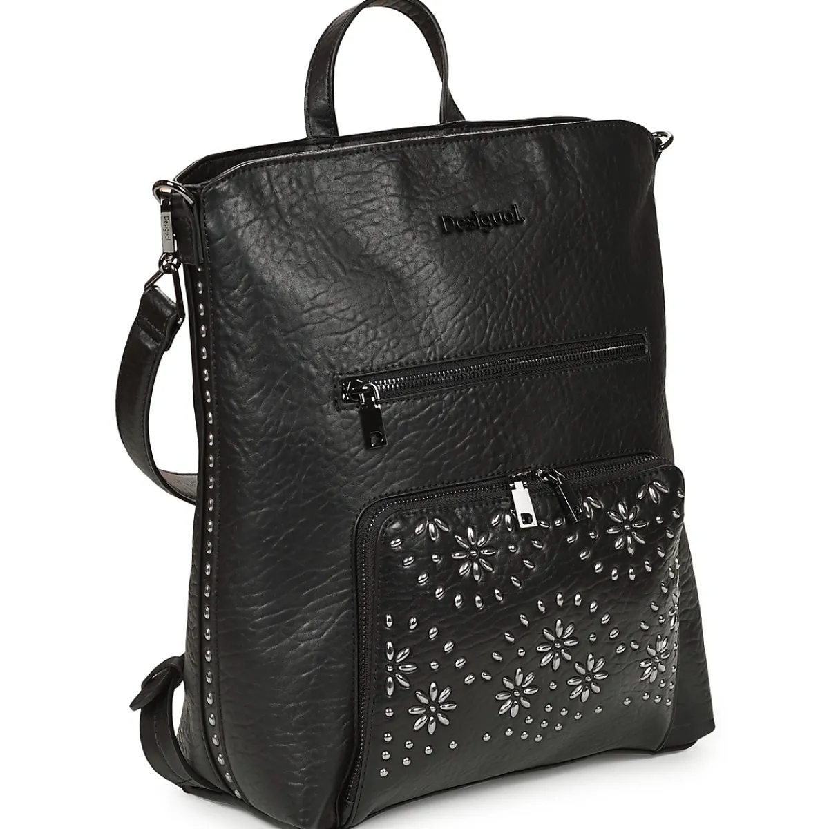 Sacs À Dos^Desigual - METAL DANDELION BACKPACK PRETORIA Noir