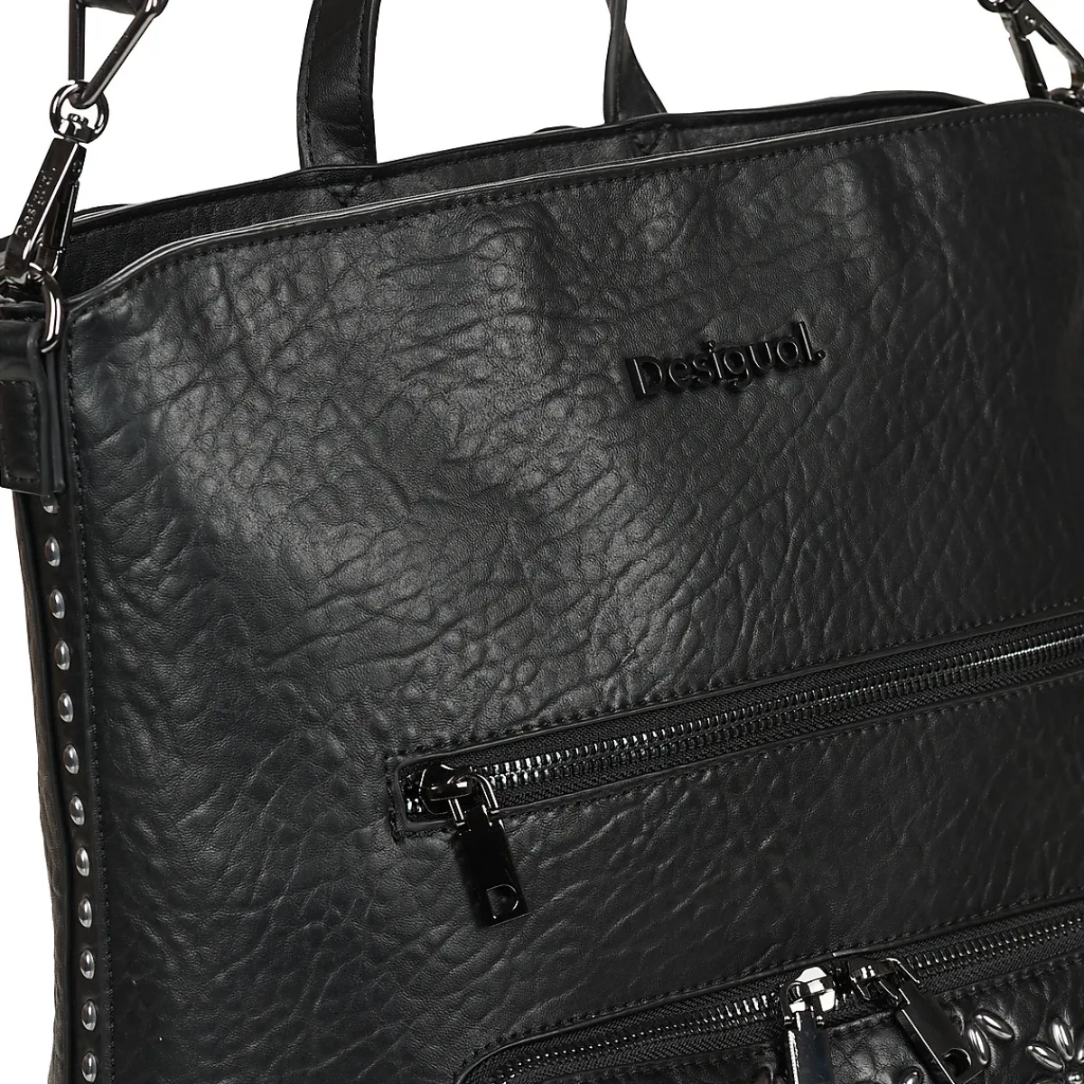 Sacs À Dos^Desigual - METAL DANDELION BACKPACK PRETORIA Noir