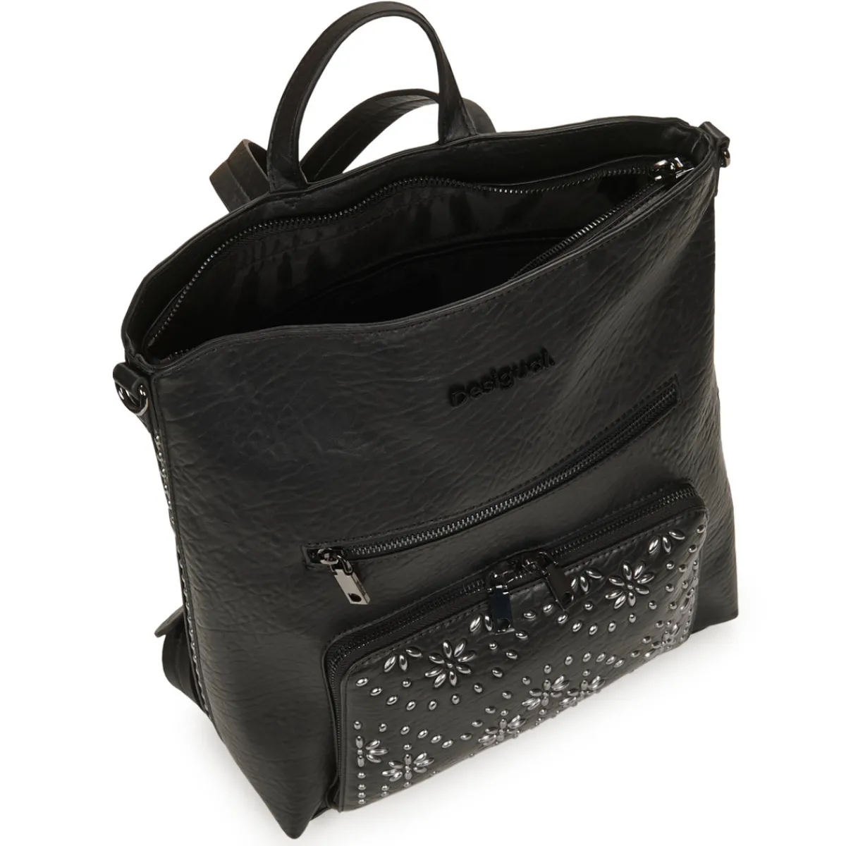 Sacs À Dos^Desigual - METAL DANDELION BACKPACK PRETORIA Noir