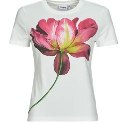 T-shirts & Polos^Desigual - PLATA Blanc