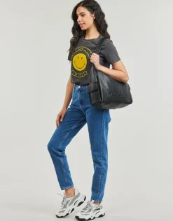 T-shirts & Polos^Desigual - TS_MORE SMILEY Gris