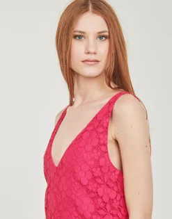 Robes^Desigual - VEST_LACE Rose