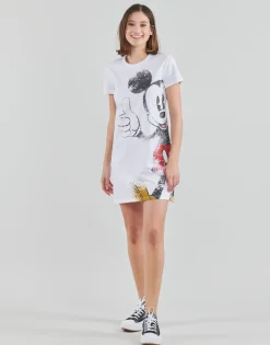Robes^Desigual - VEST_MY MICKEY Blanc
