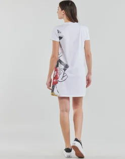 Robes^Desigual - VEST_MY MICKEY Blanc