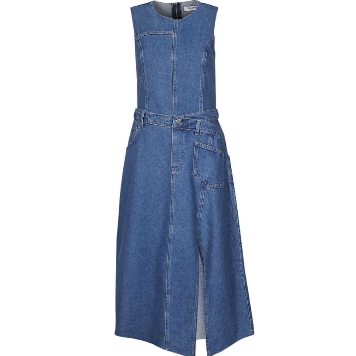 Robes^Desigual - VEST NUEVA YORK Bleu