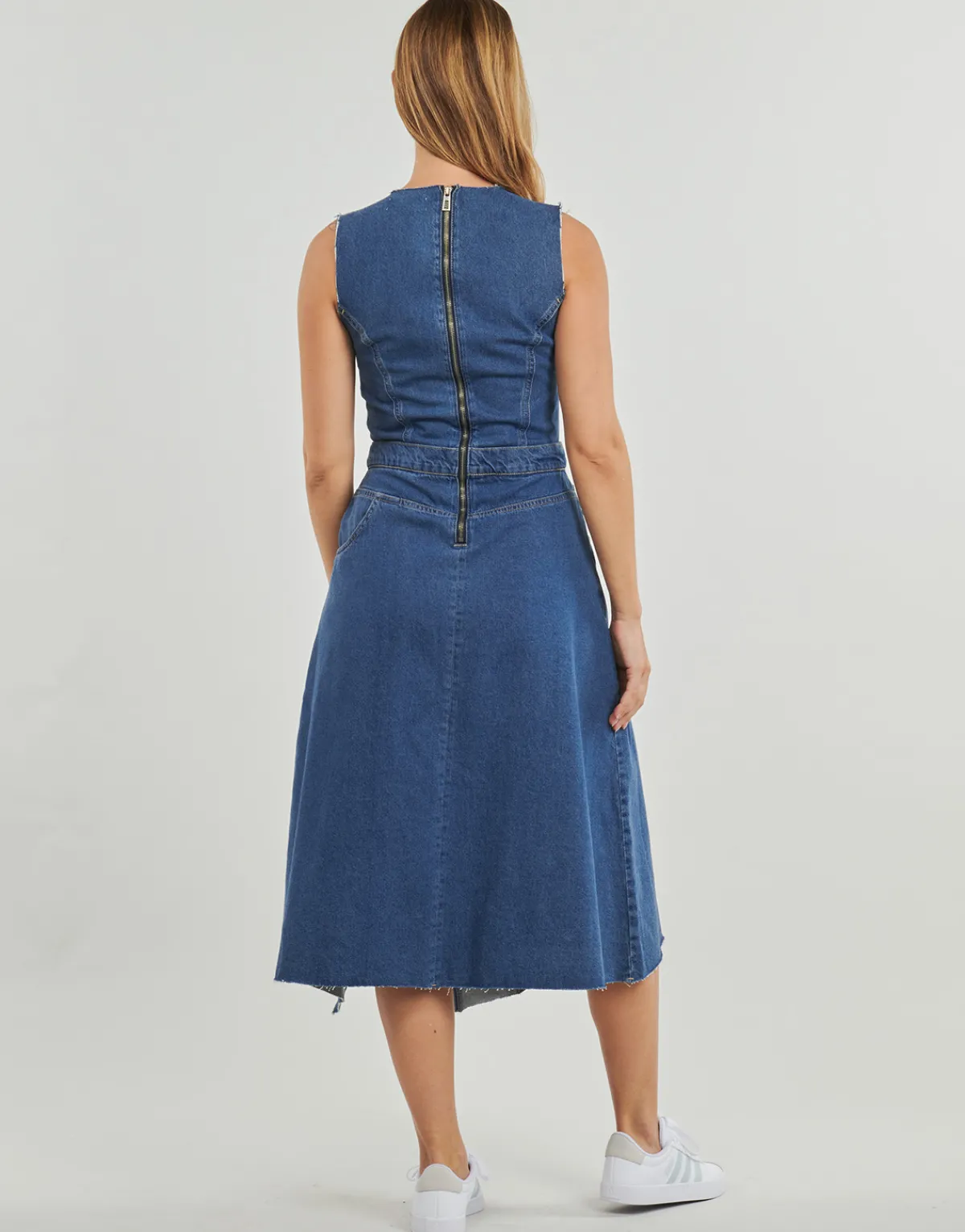 Robes^Desigual - VEST NUEVA YORK Bleu