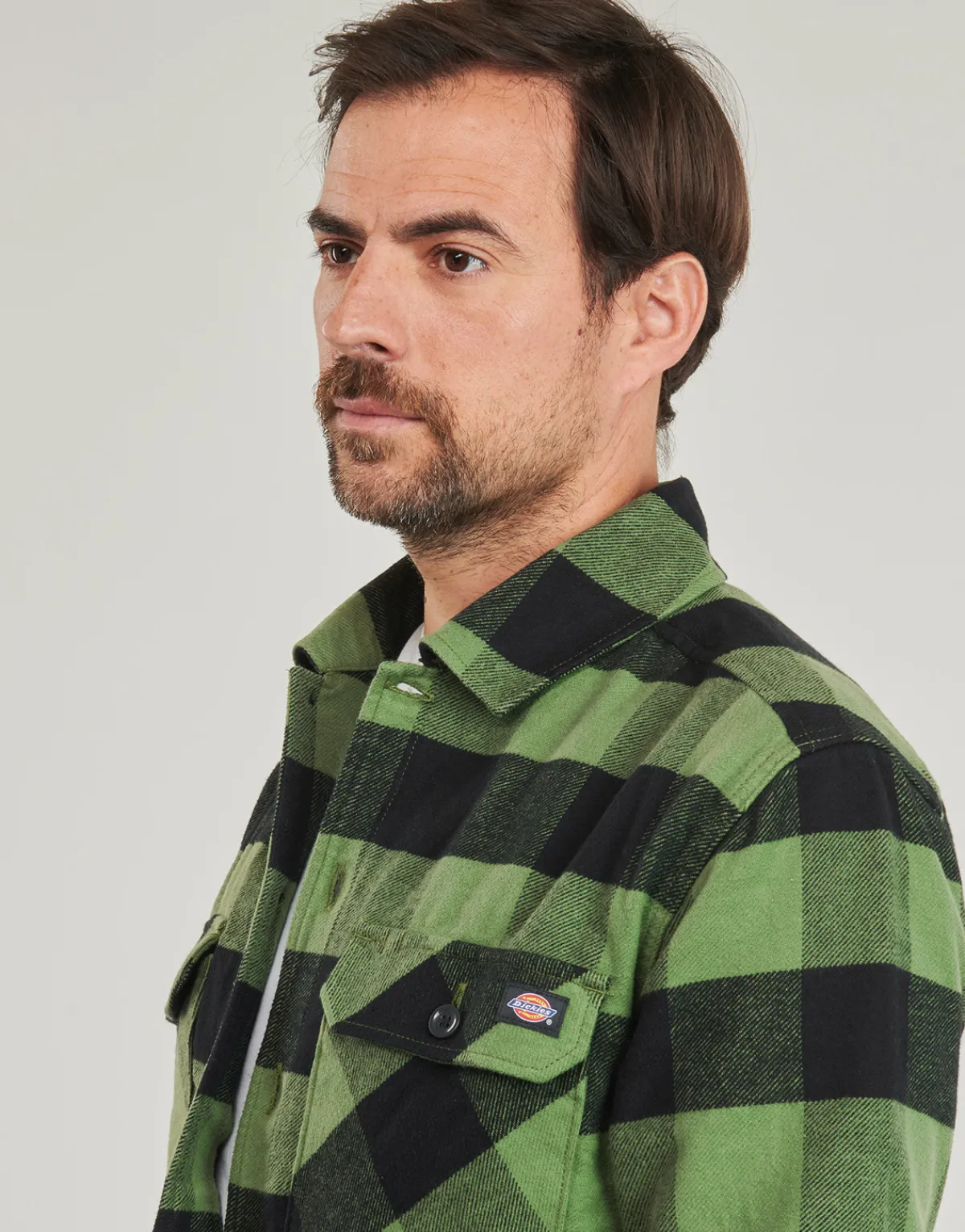 Chemises^Dickies - NEW SACRAMENTO SHIRT PINE GREEN