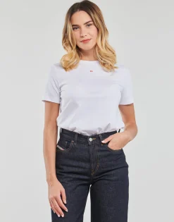 T-shirts & Polos^Diesel - T-REG-MICRODIV Blanc