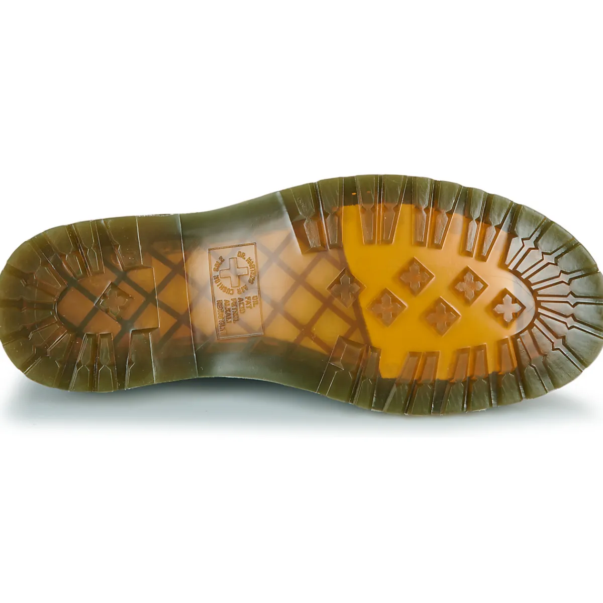 Bottines / Boots^Dr. Martens - 2976 DMS OLIVE GRIZZLY Marron