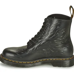 Bottines / Boots^Dr. Martens - 1460 FLAMES Noir
