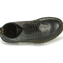 Bottines / Boots^Dr. Martens - 1460 FLAMES Noir