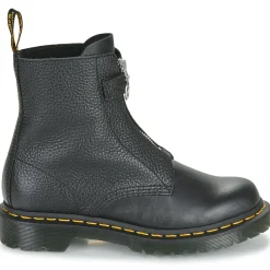Bottines / Boots^Dr. Martens - 1460 FRONT ZIP BLACK WANAMA Noir