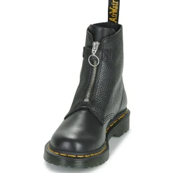 Bottines / Boots^Dr. Martens - 1460 FRONT ZIP BLACK WANAMA Noir
