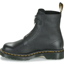 Bottines / Boots^Dr. Martens - 1460 FRONT ZIP BLACK WANAMA Noir