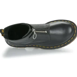 Bottines / Boots^Dr. Martens - 1460 FRONT ZIP BLACK WANAMA Noir