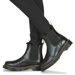 Bottines / Boots^Dr. Martens - 2976 LEONORE DARK GREY ATLAS Noir