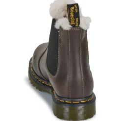 Bottines / Boots^Dr. Martens - 2976 LEONORE DARK KAKHI ORLEANS Marron