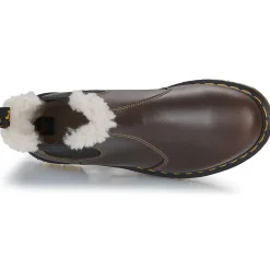 Bottines / Boots^Dr. Martens - 2976 LEONORE DARK KAKHI ORLEANS Marron